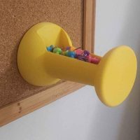 Creative Pushpin Storage _ Push Pin Box _ 3D Printed Organizer _ Teacher Gift _ Thumb Tack Holder _ Classroom Decor
